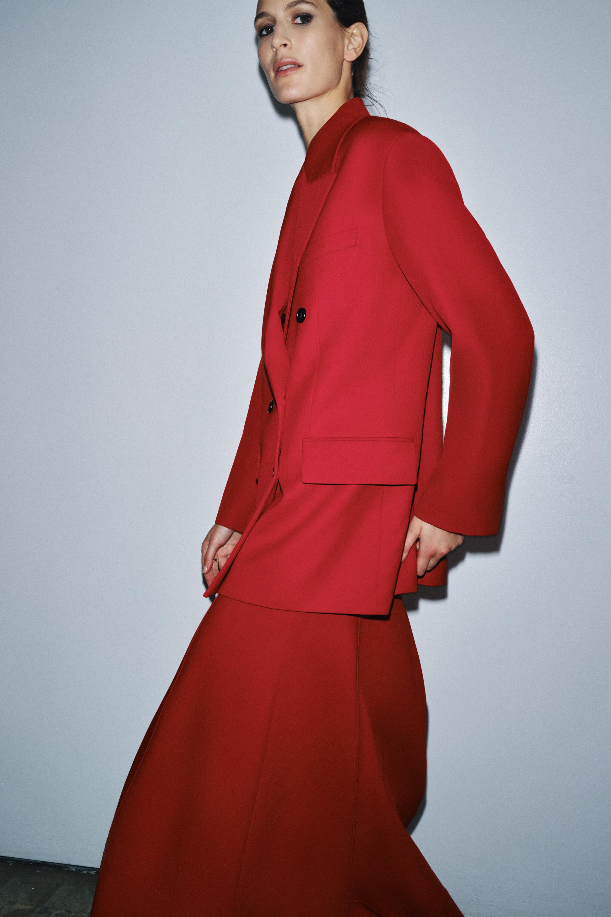 ZW COLLECTION DOUBLE-BREASTED BLAZER